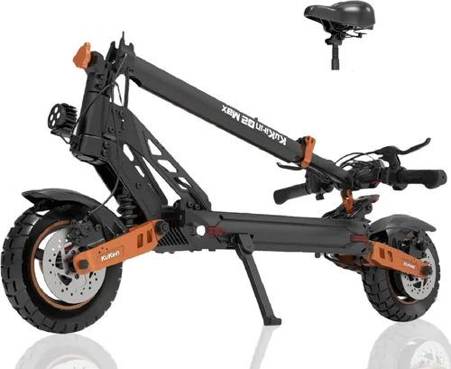 KUKIRIN G2 Max Monopatín Eléctrico con Asiento, Potente Motor de 1000 W, Velocidad Máxima de 56 km/h, Rango de 80 km, Batería de Gran Capacidad