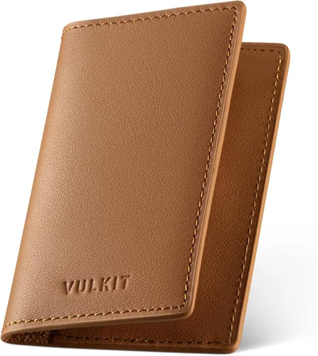 Miniatura 11 de VULKIT - Porta tarjetas de visita de cuero, organizador delgado de 2 lados para tarjetas de nombre de negocios para hombres o mujeres, Rosa