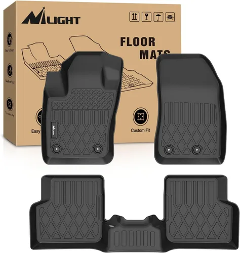 Miniatura 13 de Alfombrillas de suelo de TPE Nilight para Jeep Wrangler JK Unlimited 4 puertas 2013 2014 2015 2016 2017 2018 (no para JL y 4XE), revestimientos