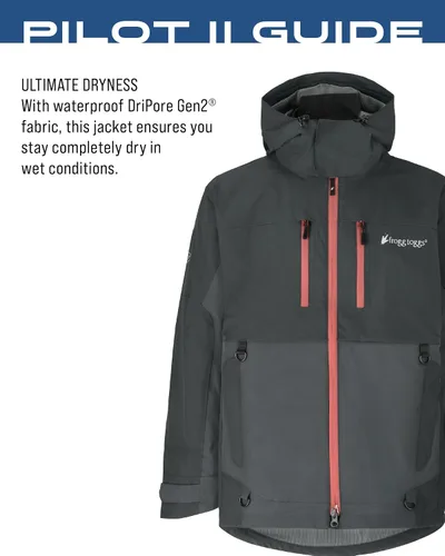 Miniatura 4 de FROGG TOGGS Pilot 2 Guide - Chaqueta impermeable transpirable de 3 capas para hombre