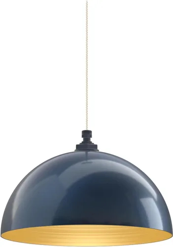 Miniatura 29 de Steel Lighting Co. Brentwood - Lámpara colgante Montada en el techo Domo redondo de 14 pulgadas Estilo moderno contemporáneo de granja