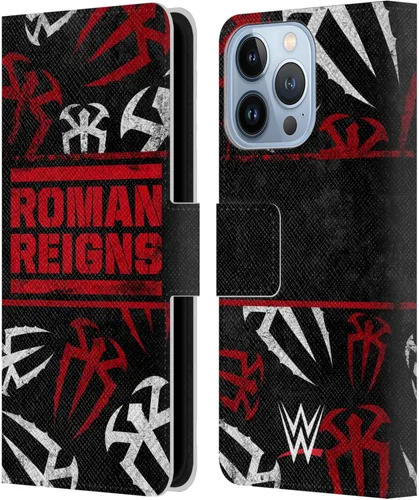 Miniatura 91 de Head Case Designs Officially Licensed WWE Distressed Logo Roman Reigns Leather Wallet Case Compatible with Apple iPhone 11