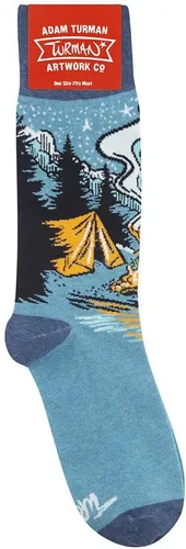 Miniatura 4 de Calcetines divertidos con temática al aire libre, regalos novedosos para la naturaleza, senderismo, parrilla, ciclismo, caza, golf, pesca, camping