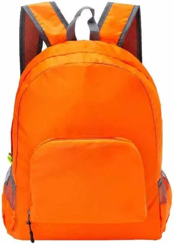 Miniatura 9 de Cuero genuino lona encerada mochila viaje mochila portátil bolsa Gris