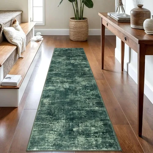 Miniatura 38 de IOHOUZE Alfombra pequeña abstracta de 2 x 3 pies, alfombra de entrada lavable para entrada interior, alfombras con respaldo de goma, alfombra gris