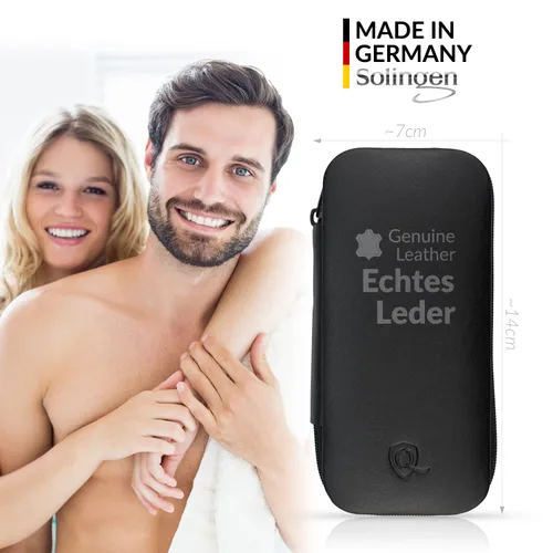 Miniatura 2 de marQus Juegos de manicura para mujeres y hombres de Solingen Alemania con lima de uñas de vidrio - Kit de aseo de calidad incl. cortaúñas y lima
