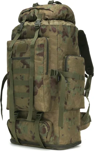 Mochila táctica de senderismo de 100 litros para hombre, mochila táctica para supervivencia, caza, impermeable, mochila Molle, mochila militar para
