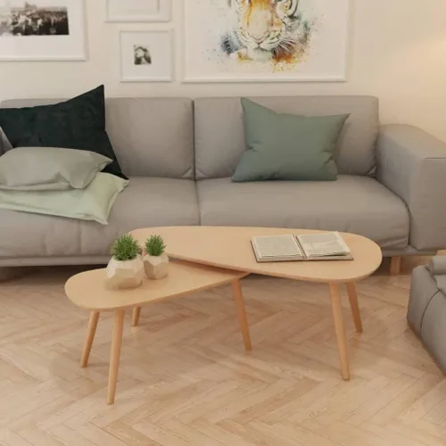 Miniatura 3 de Mesa de centro de estilo moderno, mesa de sala de estar, mesa de sofá, mesa de cóctel, mesa auxiliar, para sala de estar, recepción, oficina