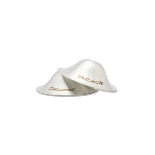 Miniatura 8 de Silveriumom - Tazas de lactancia de plata original, protectores de pezones para lactancia, recién nacidos, 100% plata pura 999 y hechas a mano