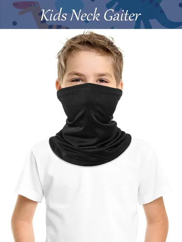 Miniatura 5 de 4 polainas de cuello para niños, unisex, protección UV, pasamontañas para verano