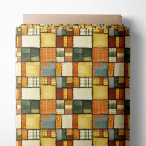 Miniatura 143 de Paquete de tela de algodón de color sólido, 50 cuadrados precortados (8 x 8 x 8 pulgadas), 100% algodón, 120 GSM, fabricado en Türkiye