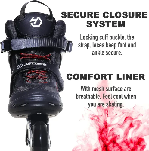 Miniatura 5 de Patines en línea Advantage Pro para mujer y hombre, patines en línea de fitness para adultos, patines en línea profesionales de aluminio