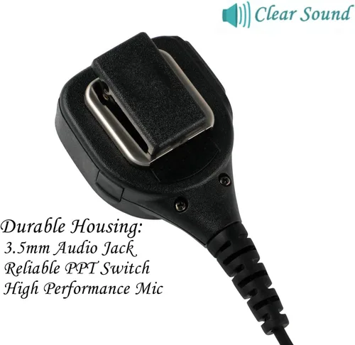 Miniatura 2 de Micrófono de altavoz para auricular Motorola Walkie Talkie CP200 GP2000 XU1100 PRO1150 MU12 (2 piezas)