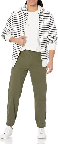 Miniatura 4 de Tienda Essentials Pantalones de jogging para hombre, de algodón, ajuste delgado, cómodos, elegantes