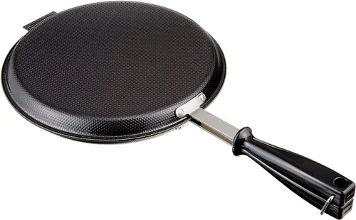Miniatura 8 de Shimomura Planning 37547 - Sartén para panqueques de huevo frito, fabricada en Japón, para fuego directo, 3.1 pulgadas (3.1 in), divisores, 4