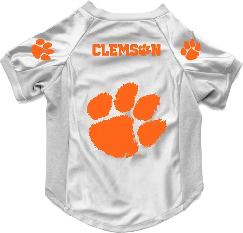 Miniatura 55 de Littlearth Camiseta elástica para mascotas de la NCAA de Alabama Crimson Tide, color del equipo, talla XS