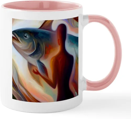 Miniatura 20 de CafePress Chinook King Salmon Mug 11 oz (325 ml) Ceramic Coffee Mug