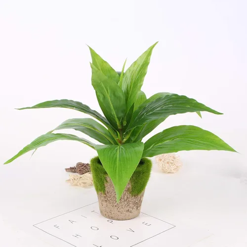 Miniatura 6 de CATTREE Plantas artificiales para decoración al aire libre, arbustos de plantas falsas, hojas de plástico, arbustos verdes, hogar, jardín, boda