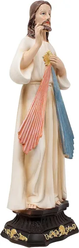 Miniatura 2 de DVDMATINEMOVIES - Estatua de resina de la Divina Misericordia, varios tamaños, material de resina, estatua de Divina Misericordia, decoración