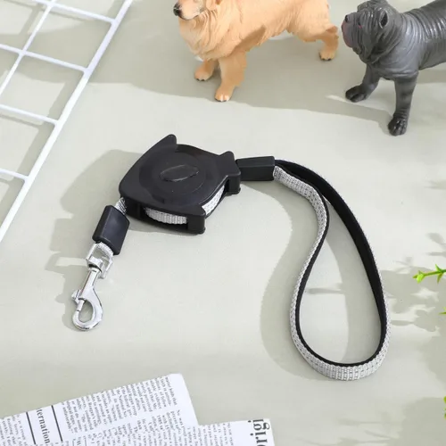 Miniatura 8 de Alipis Correa retráctil para perros pequeños, cuerda de tracción telescópica automática con mango ergonómico, agarre cómodo para entrenamiento