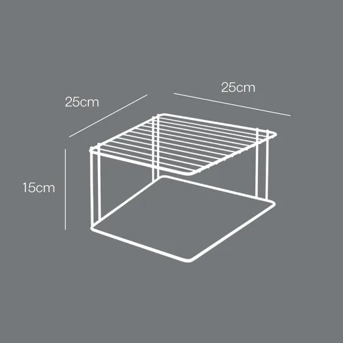 Miniatura 3 de Metaltex - Organizador de cocina con revestimiento de polítermo, organizador de cocina, ahorro de espacio, con revestimiento de polímero, plateado