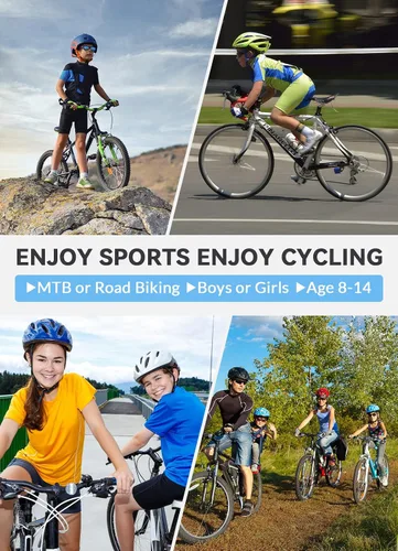 Miniatura 6 de BALEAF Girls Padded Bike Shorts Kids Boys Youth Cycling Shorts with Padding Mountain Biking UPF 50+