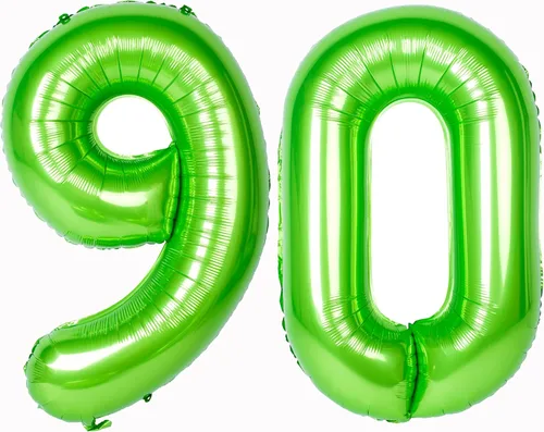 Miniatura 36 de Globo gigante de helio de 40 pulgadas, número 0 rojo, de poliéster, película de aluminio, 0-9, para niña y niño, autoinflable, dígito cero