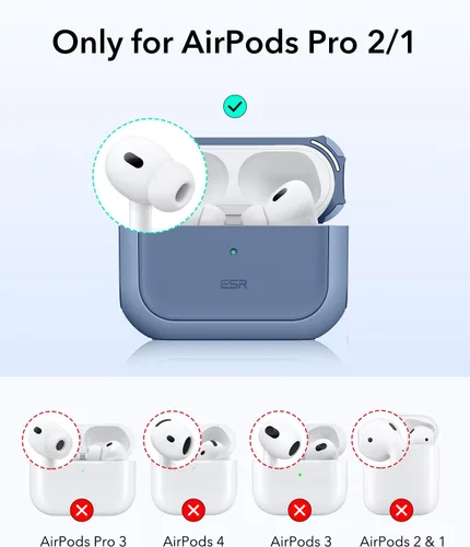 Miniatura 2 de ESR Funda para AirPods Pro 2 Case, Compatible con Airpods Pro Case de 2ª/1ª Generación (2023/2022/2019), Compatible con MagSafe, Cubierta de Azul