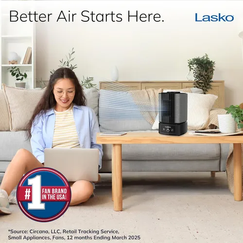 Miniatura 2 de Lasko Ventiladores de mesa Slumberbreeze de 8
