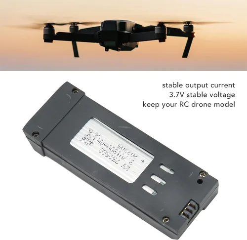 Miniatura 4 de Zopsc Batería de litio de 3.7V RC Drones para E58 L800 JY019 S168 X Pro, batería de litio de repuesto para drones RC (1800 mAh)