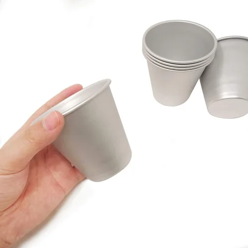 Miniatura 6 de Honbay Tazas de pudín de aluminio, 6 udines, moldes de chocolate fundido para cocinar