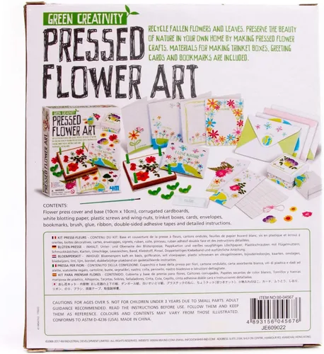 Miniatura 6 de 4M Green Creativity - Kit de arte de flores prensadas, reciclaje de flores, arte y manualidades, kit de bricolaje, para niños y niñas a partir de 5