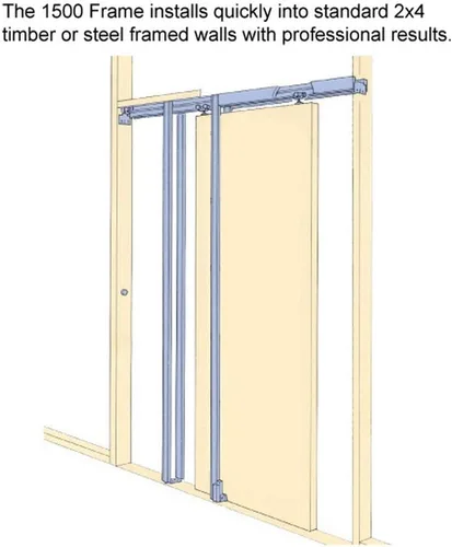 Miniatura 5 de SARTODOORS Puertas correderas francesas de doble bolsillo de 72 x 80 pulgadas, vidrio transparente, 12 lites, Felicia 3355 blanco mate, kit
