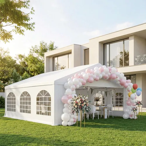 Miniatura 11 de Outsunny Tienda de campaña resistente de 23 x 39 pies para fiestas, carpa para exteriores, carpa de boda, refugio para eventos, cochera, barbacoa