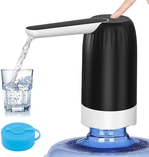 Myvision Dispensador de Agua de Jarra de 5 Galones, Dispensador de Agua Portátil para Botella de 3 Galones, Bomba de Agua Eléctrica USB para Botella