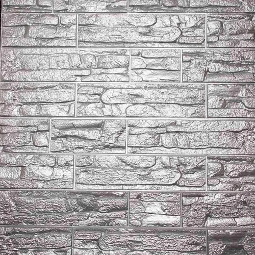 Miniatura 7 de Paneles de pared de espuma autoadhesivos 3D, cubren 5.7 pies cuadrados, adhesivos de papel tapiz de piedra de ladrillo para decoración de pared