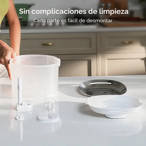 Miniatura 3 de Cheerble Fuente de Agua para Gatos sin Bomba, Fuente de Agua Inalámbrica para Mascotas Operada por Batería, Dispensador Automático de Agua E1+