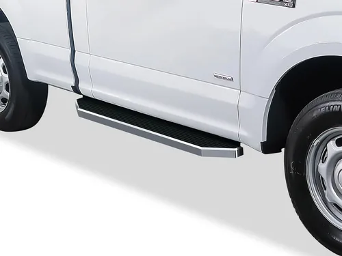 Miniatura 11 de APS - Estribos negros, compatibles con Ford F-150 Regular Cab 2015-2026 y F-250 / F-350 Super Duty 2017-2026