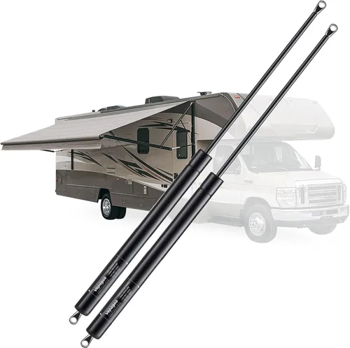 Miniatura 15 de Vepagoo 24 pulgadas, 20 libras/89N, amortiguadores de gas, soporte de elevación de resorte para reemplazo de cubierta de tonneau, camioneta, cama