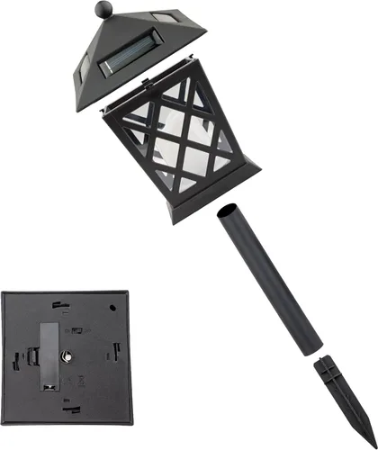 Miniatura 4 de Alpine Corporation Estacas de luz LED para exteriores de 16 pulgadas de alto (juego de 4)