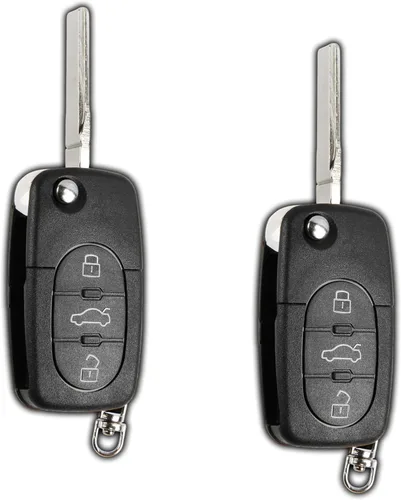 2X KeylessOption Llavero de Repuesto para Volkswagen VW Beetle Cabrio Golf Jetta Passat de 1998 1999 2000 2001 2002, Control Remoto de Entrada sin