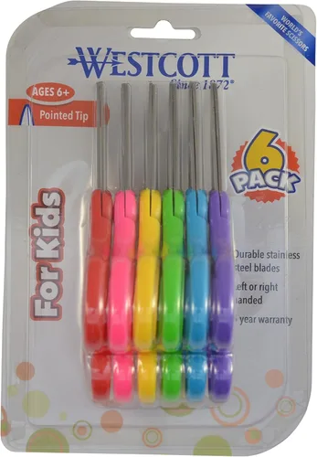 Miniatura 15 de Tijeras Westcott para niños diestros y zurdos, Variados 12