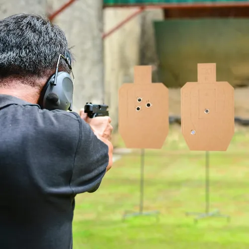 Miniatura 5 de Hungdao 40/100 Piezas Objetivos de Cartón IPSC para Tiro Objetivos de Silueta Clásica para el Campo de Tiro Práctica Táctica Competiciones