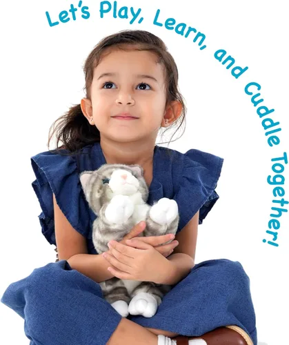 Miniatura 4 de TigerHart Gavin The Grey Tabby Cat - Peluche de 13 pulgadas