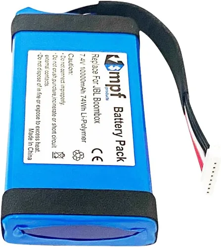 Miniatura 6 de Reemplazo de batería GSP0931134 01 de 10000mAh compatible con JBL Boombox Altavoz Bluetooth portátil impermeable