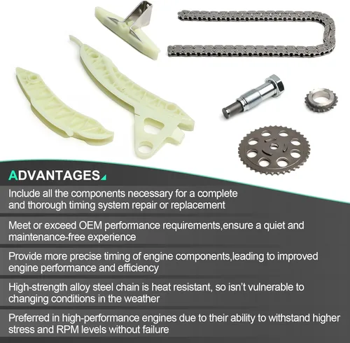 Miniatura 5 de Kit de cadena de distribución para 2007 2008 2009 2010 2011 2012 para Mini Cooper 1.6L L4 DOHC