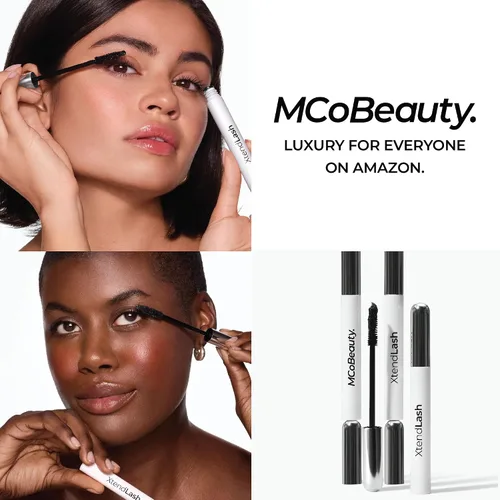 Miniatura 8 de MCoBeauty XtendLash - Máscara de pestañas de tubos, color negro, alargamiento tubular, volumen y rizo, pestañas de alta definición, resistente al