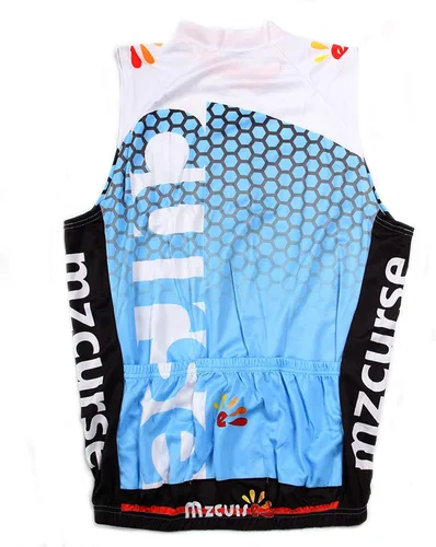Miniatura 3 de Chaleco de viento sin mangas para hombre, camiseta de ciclismo