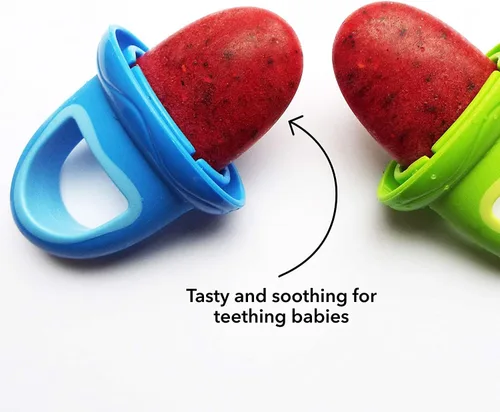 Miniatura 8 de Nuby Garden Fresh Fruitsicle - Moldes con bandejas para paletas de helado, multicolor