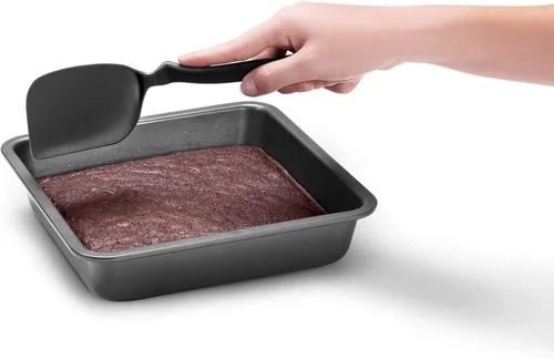 Miniatura 7 de Dreamfarm Mini Chopula - Espátula antiadherente, súper flexible, con borde plano fuerte para separar alimentos, 9 pulgadas, color negro